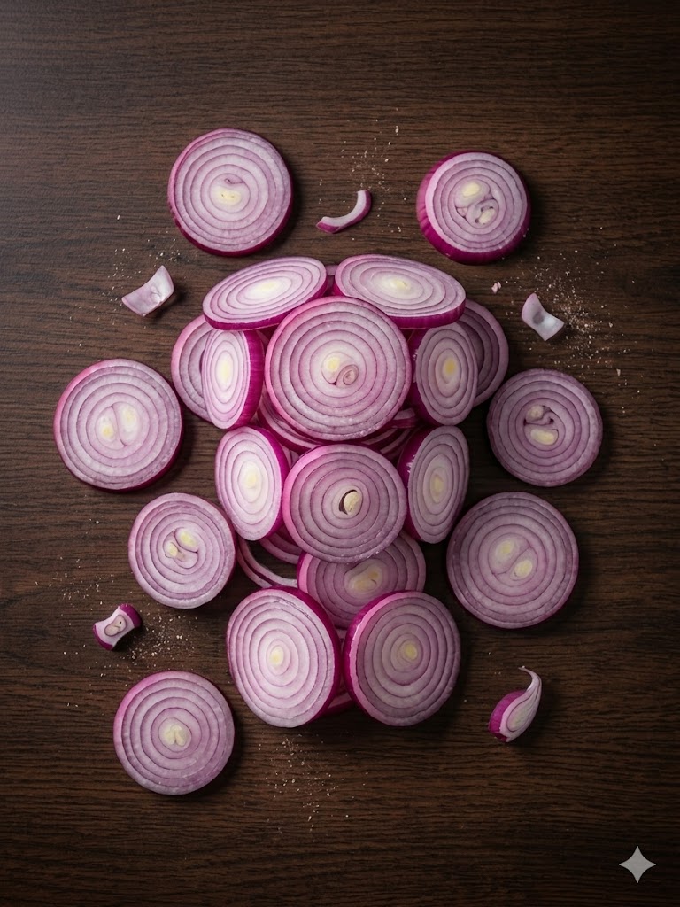 بصل مقطع