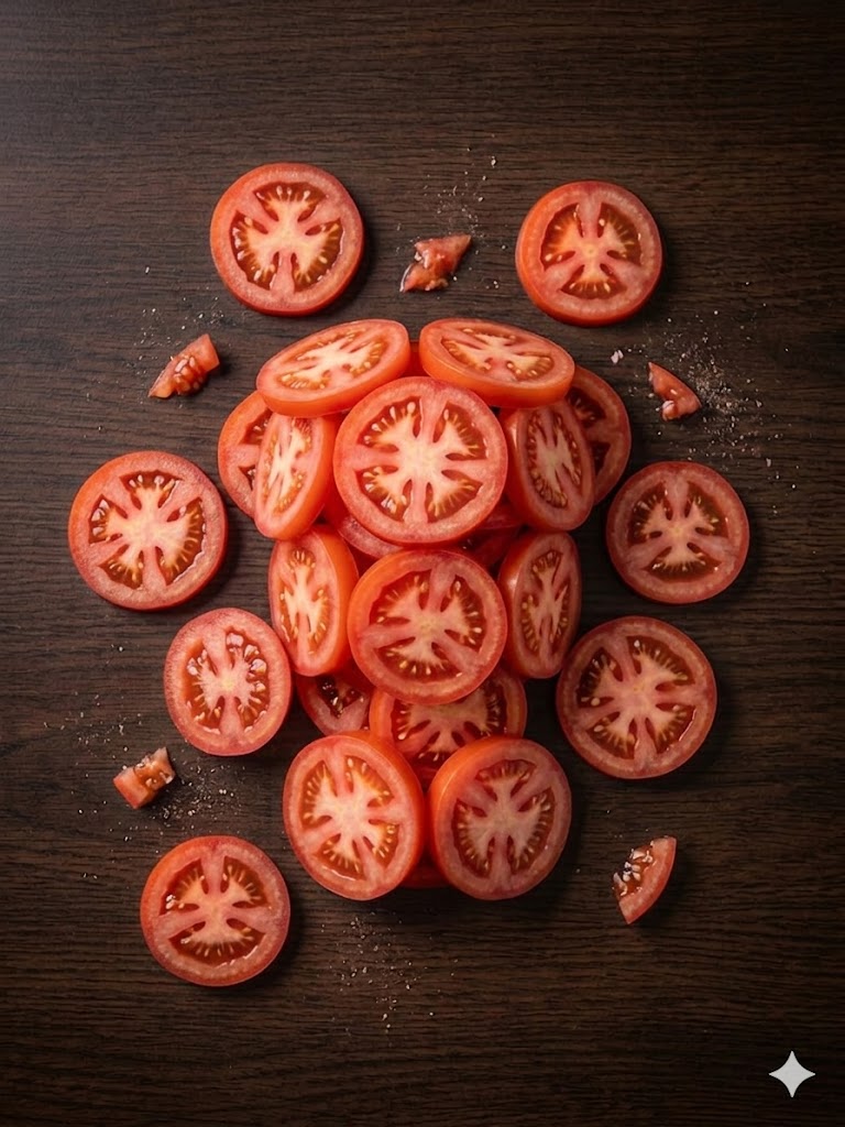طماطة مقطعة
